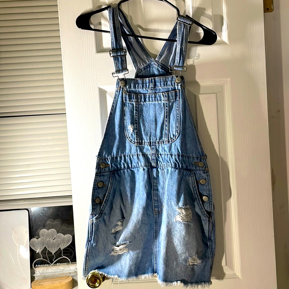 Denim Blue Overall dress